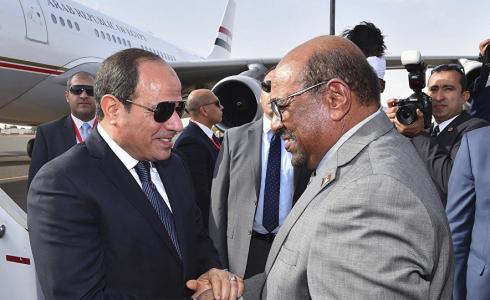 الرئيسان السوداني والمصري