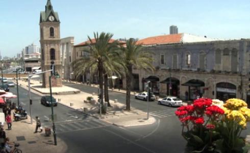 برج الساعة في مدينة يافا