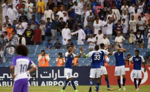 فريقه الهلال السعودي الى الفوز