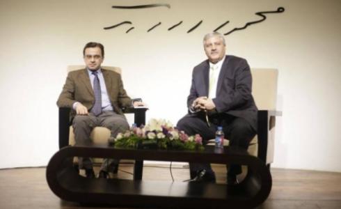 المتوكل طه مع ايهاب بسيسو وزير الثقافة