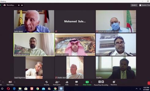 لجنة فلسطين تجتمع برئاسة رئيس البرلمان العربي