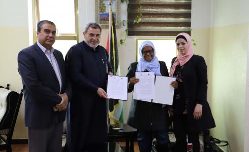 بلدية جباليا النزلة توقع مذكرة تفاهم مع جمعية رؤيا لتعزيز المساءلة المجتمعية