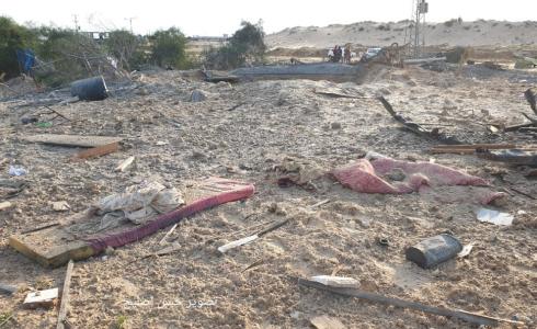 الاحتلال قصف أرضا زراعية في رفح جنوب قطاع غزة فجر اليوم