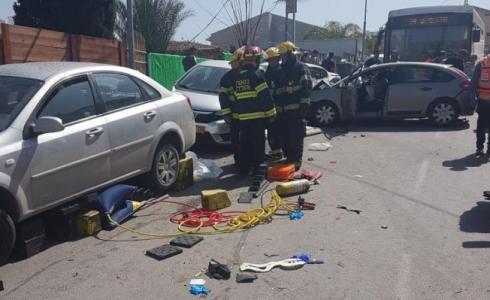 5 إصابات في حادث طرق بالقرب من مفترق "زيمرات" في الجنوب