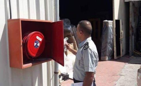 إدارة الوقاية والسلامة العامة تخطر 34 منشأة صناعية وتجارية وتغلق مصعدين