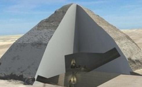 تصوير 3D لأحد الأهرامات المصرية