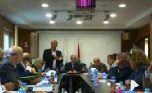وفد دائرة شؤون المغتربين في منظمة التحرير الفلسطينية / ارشيفية