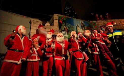 احتفالات المسيحيين في بيت لحم