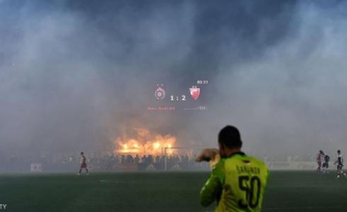 من مباراة بين بارتيزان ورد ستار في بلغراد - أرشيفية