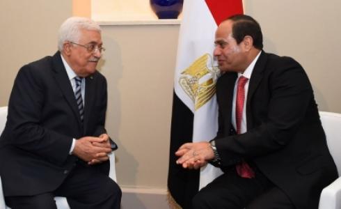 الرئيس عباس ونظيره المصري