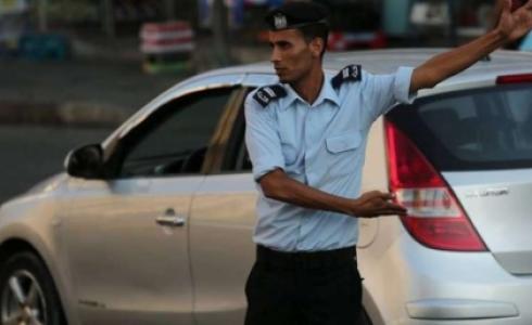 شرطي مرور بغزة