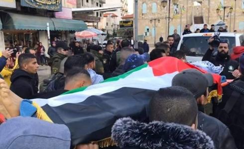 تشييع جثمان الشهيد بدر نافلة