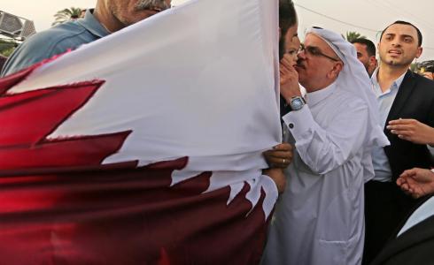 السفير محمد العمادي رئيس اللجنة القطرية لاعادة اعمار غزة 