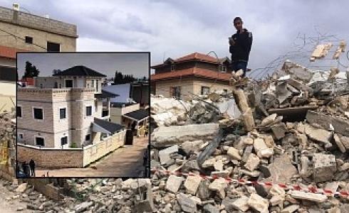 هدم منزل في اللد