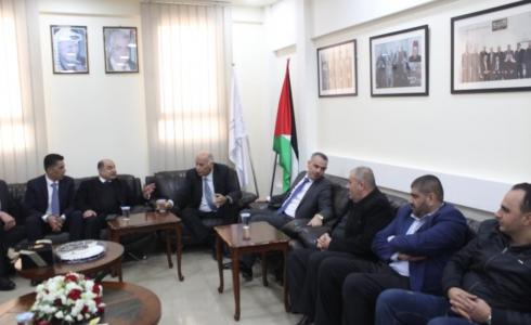 غرفة الخليل تستقبل الرجوب والبكري وممثلي عدد من المؤسسات