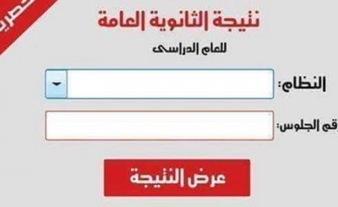 نتيجة الدور الثاني الثانوية العامة ٢٠١٩