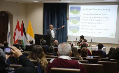 ورشة عمل حول التغير المناخي في فلسطين