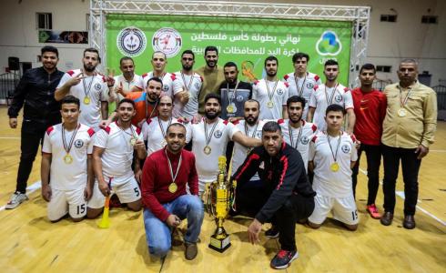 دير البلح بطلاً لكأس اليد للموسم 2019/2020 في قطاع غزة