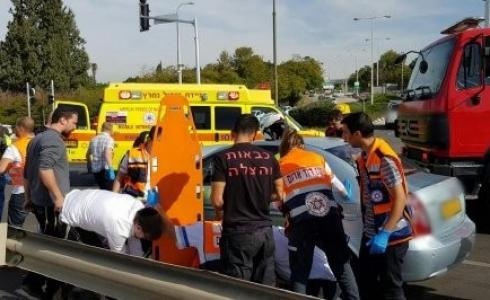 إصابة شخصين إثر حادث طرق في ريشون لتسيون