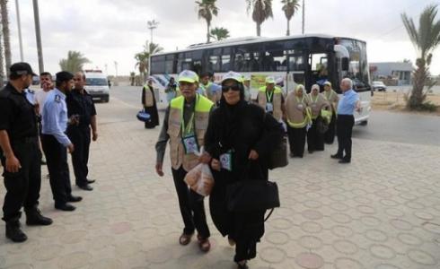 مغادرة حجاج غزة 