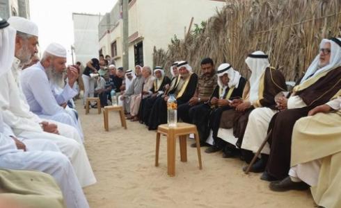 صلح عشائري بين عائلتي العبادلة و عواد بخان يونس