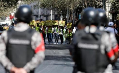 مظاهرة في عمان تندد باتفاقية استيراد الغاز من إسرائيل