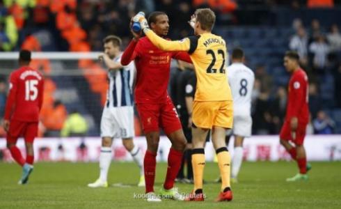 لاعبو ليفربول بعد الفوز