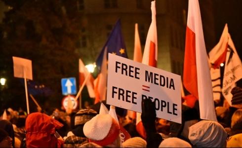 مظاهرات فى بولندا