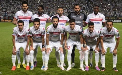 أرشيفية لفريق الزمالك في إحدى المباريات