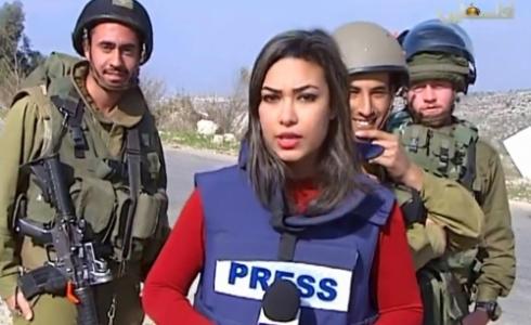 مراسلة تلفزيون فلسطين سارة العذراء