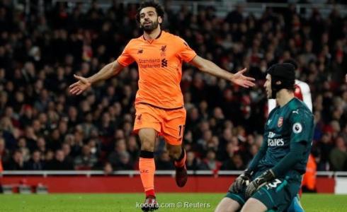 رقم تاريخي لمحمد صلاح بعد هدفه في آرسنال