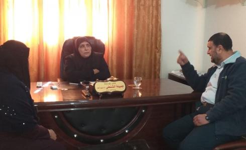 النائب الشنطي تستقبل رئيس نقابة المعلمين