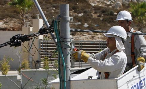 أعمال صيانة شركة كهرباء القدس