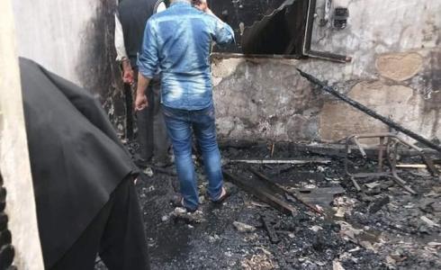 من مكان الحريق