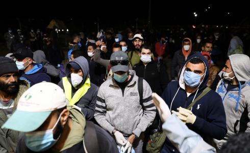 عمال فلسطينيون - ارشيف