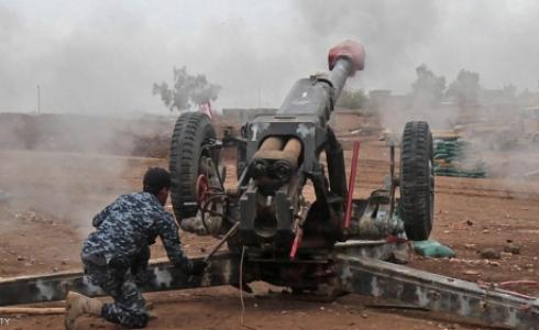 مدفعية عراقية تقصف مواقع لداعش في الموصل