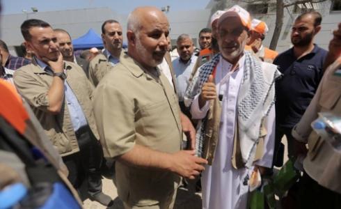 اللواء أبو نعيم يتفقد حجاج غزة