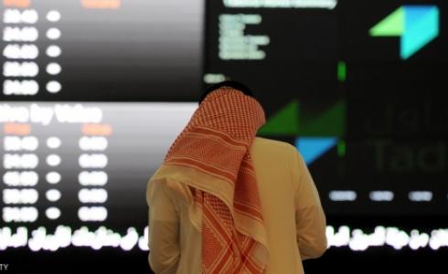 بيانات الأسهم بالسوق المالية السعودية (تداول) في الرياض يوم 15 يونيو 2015.