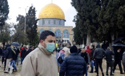 فلسطينيون في باحات المسجد الأقصى - توضيحية