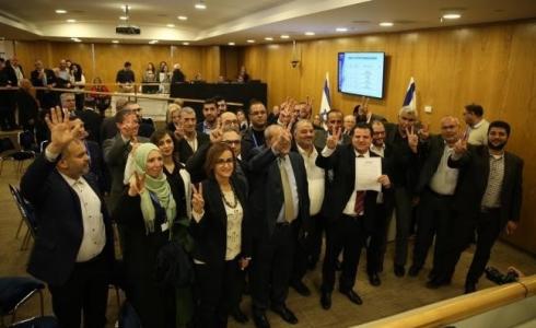 خلال تقديم القائمة المشتركة إلى لجنة الانتخابات المركزية