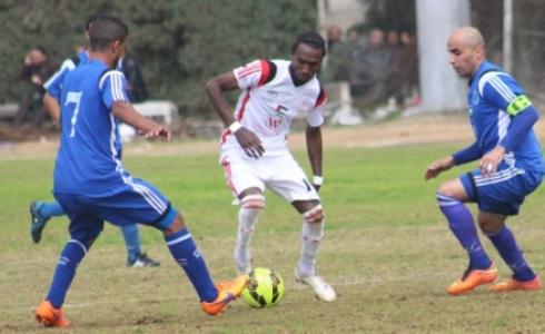 لقطة من لقاء شباب رفح والرياضي