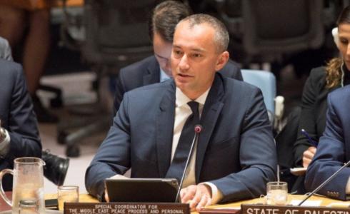 نيكولاي ملادينوف-  منسق الأمم المتحدة لعملية السلام في الشرق الأوسط 