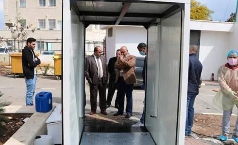 جهاز التعقيم الذي تم انتاجه في جنين