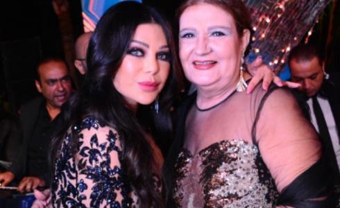 الممثلة ميمي جمال والفنانة هيفاء وهبي.