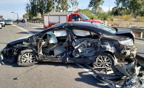 مصرع رجل وإصابة آخرين أثر حادث طرق وقع قرب شارع 65 بجانب مفرق الشجرة