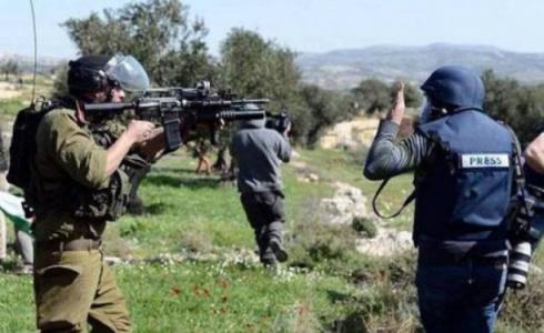 الاعتداءات على الصحفيين الفلسطينيين