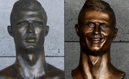 السلطات البرتغالية تضع تمثال لرونالدو بعد الهاتريك