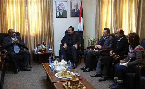 وزير التربية ومحافظ سلفيت يبحثان عدة قضايا تربوية مشتركة