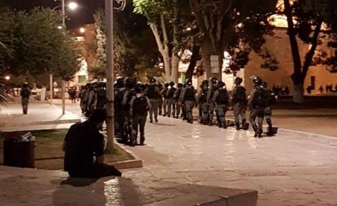 قوات الاحتلال تقتحم المسجد الأقصى