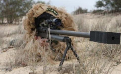 قناص على حدود قطاع غزة - ارشيف